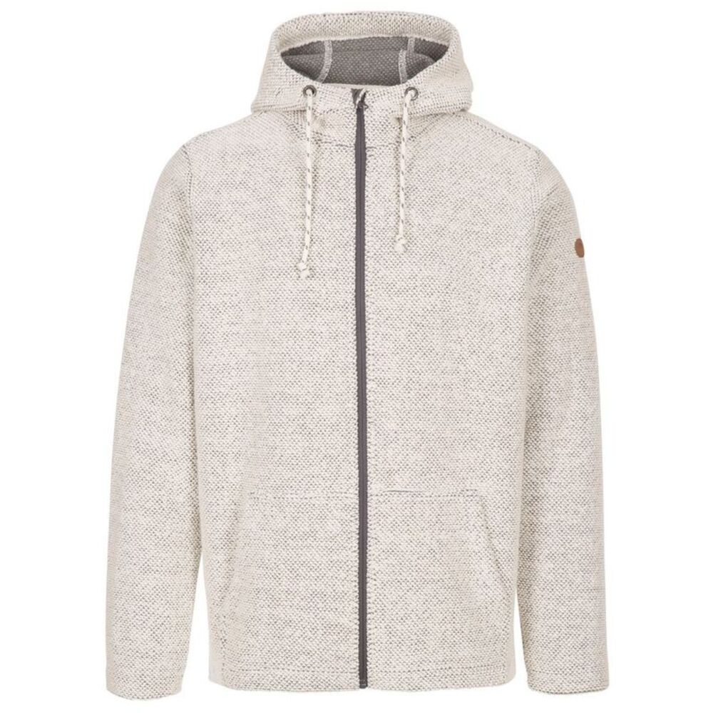 Trespass Mens Scawton Zipped Hoodie / Off White Marl